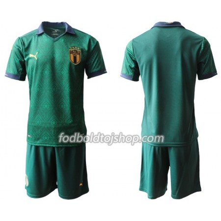 Italien Børn 3. Fodboldsæt Euro 2020 S/S (+ Korte bukser)